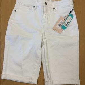 Women's White Denim Shorts
